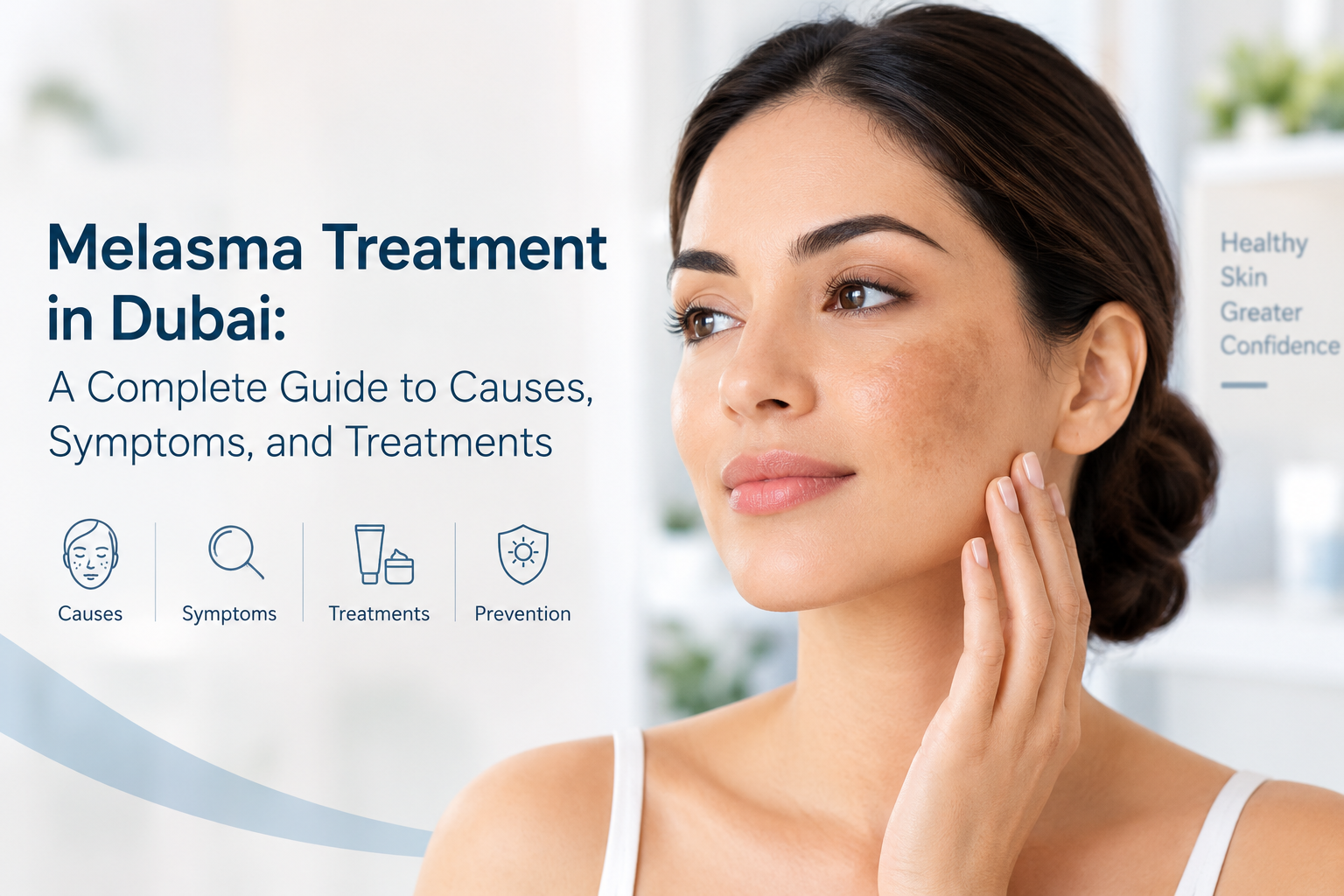 Melasma treatment in Dubai, a complete guide to the causes, symptoms, and treatments for facial pigmentation.